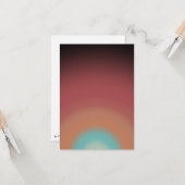 Design der Regenbogenkunst im Südwesten der Wüste Karte (Vorderseite/Rückseite Beispiel)