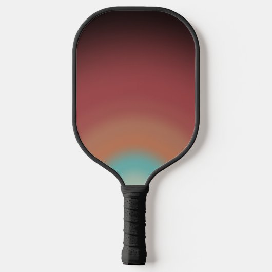 Design der Regenbogenkunst im Südwesten der Wüste Pickleball Schläger (Rückseite)
