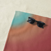 Design der Regenbogenkunst im Südwesten der Wüste Strandtuch (Beispiel)