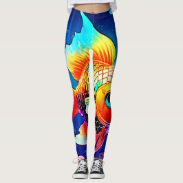 Design der Regenbogenozeanfische Leggings