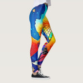 Design der Regenbogenozeanfische Leggings (Rechts)