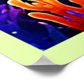 Design der Regenbogenozeanfische Poster (Ecke)