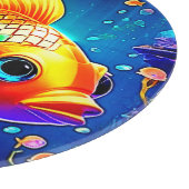 Design der Regenbogenozeanfische Schneidebrett (Ecke)