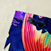 Design der Regenbogenozeanfische Strandtuch (Beispiel)