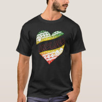 Design der Reggae-Liebe-Farben für das polynesisch