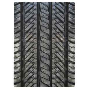 Design der Reifengewebe aus schwarzem Kautschuk Klemmbrett