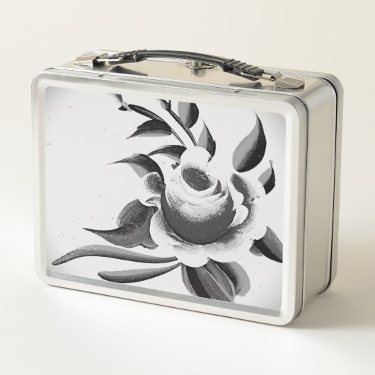 Design der Reisetasche aus Metall Metall Brotdose (Rückseite)