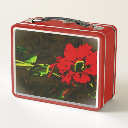 Design der Reisetasche aus Metall Metall Brotdose (Rückseite)