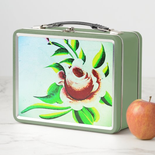 Design der Reisetasche aus Metall Metall Brotdose (Beispiel)