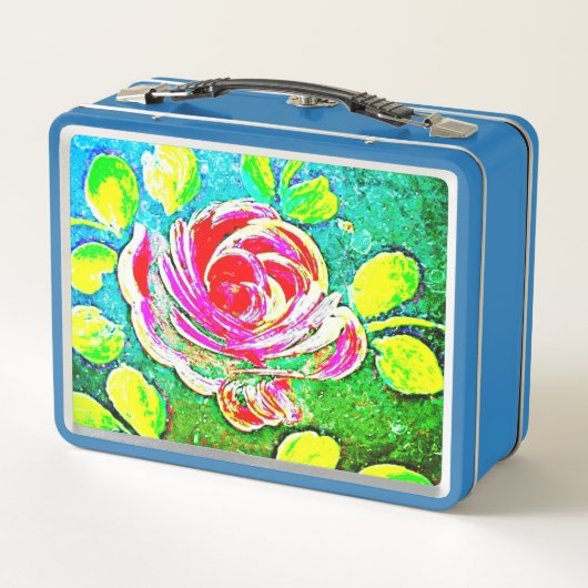 Design der Reisetasche aus Metall Metall Brotdose (Rückseite)