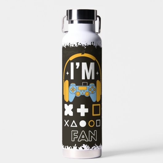 Design der Remote-Player-Konsole Trinkflasche (Vorne)