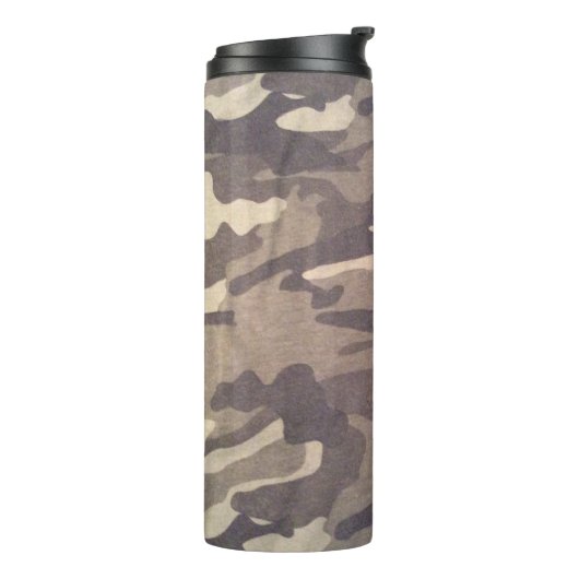Design der Retro-Camouflage, Chili mit praktischem Thermosbecher (Nach links gedreht)