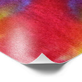 Design der Retro-Gefärbte Krawatte Fotodruck (Ecke)