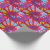 Design der Retro-Gefärbte Krawatte Geschenkpapier (Ecke)