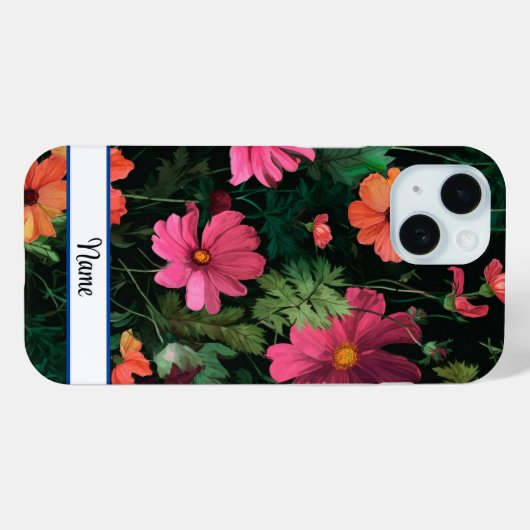 Design der rosa Blume Case-Mate iPhone Hülle (Rückseite (Horizontal))