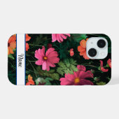 Design der rosa Blume iPhone 15 Hülle (Rückseite (Horizontal))