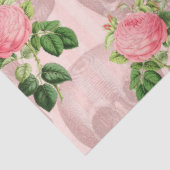 Design der rosa Blumenschäume 9 Seidenpapier (Ausschnitt)