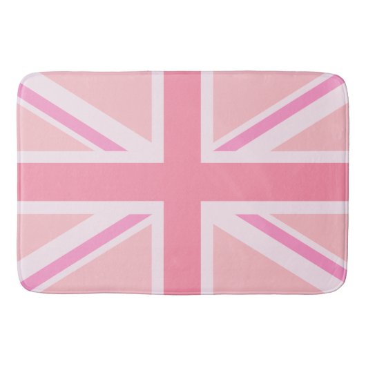 Design der rosa Buchse/Flag Badematte (Vorderseite)