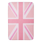 Design der rosa Buchse/Flag Badematte (Vorderseite Vertikal)