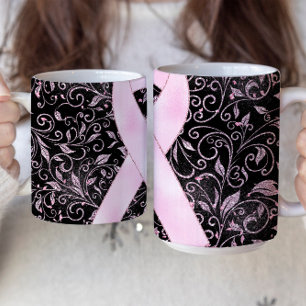 Design der rosa Tasse