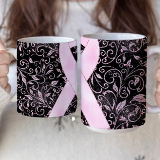 Design der rosa Tasse