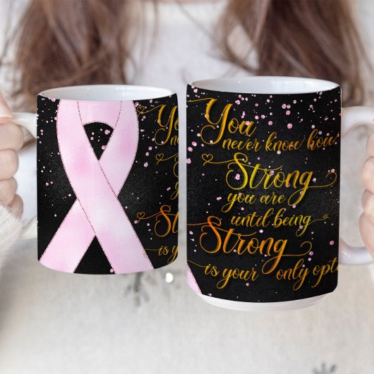 Design der rosa Tasse
