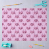 Design der rosa und blauen Wassermotorenreihe 2 Seidenpapier (Basteln)