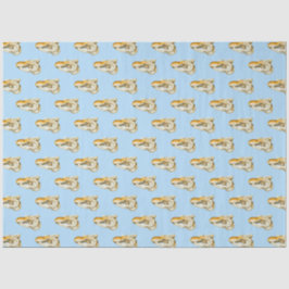 Design der rosa und blauen Wassermotorenreihe 8 Seidenpapier