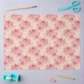 Design der rosa und goldenen Reihe 3 Seidenpapier (Basteln)