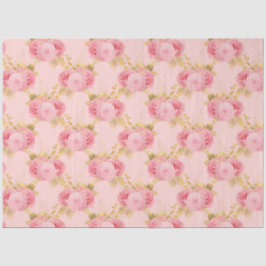 Design der rosa und goldenen Reihe 4 Seidenpapier