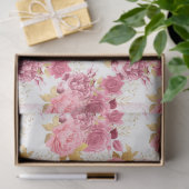 Design der rosa und goldenen Reihe 5 Seidenpapier (Geschenk)