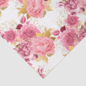 Design der rosa und goldenen Reihe 5 Seidenpapier (Ausschnitt)