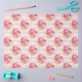 Design der rosa und goldenen Reihe 6 Seidenpapier (Basteln)