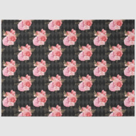 Design der rosa und goldenen Reihe 9 Seidenpapier