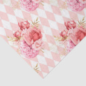 Design der rosa und goldenen Serie 14 Seidenpapier (Ausschnitt)