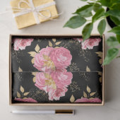 Design der rosa und goldenen Serie 15 Seidenpapier (Geschenk)