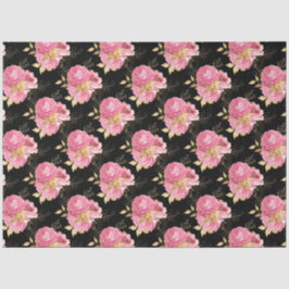 Design der rosa und goldenen Serie 15 Seidenpapier