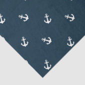 Design der rosa und marinen Nautikserie 16 Seidenpapier (Ausschnitt)