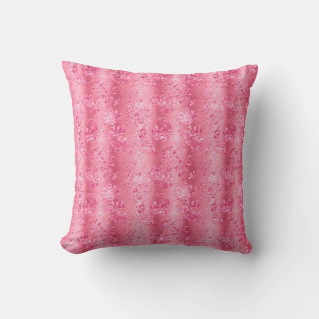 Design der rosa Velvet-Serie 1 Kissen (Vorderseite)