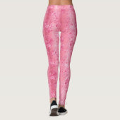 Design der rosa Velvet-Serie 1 Leggings (Rückseite)