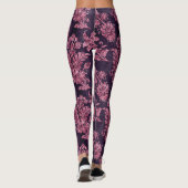 Design der rosa Velvet-Serie 9 Leggings (Rückseite)