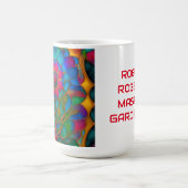 Design der Rose aus Hartglas Kaffeetasse (Mittel)