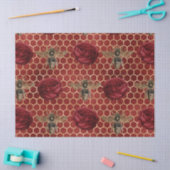 Design der rote Rose Bee Series 29 Seidenpapier (Basteln)