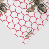 Design der rote Rose Bee Series 34 Seidenpapier (Detail)