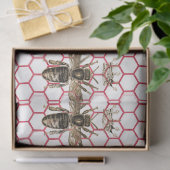 Design der rote Rose Bee Series 34 Seidenpapier (Geschenk)