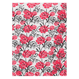 Design der rote Rose floral Illustration Tischdecke