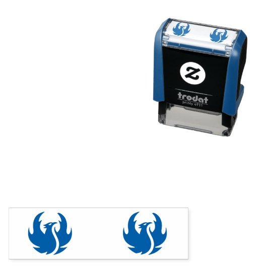 Design der Roten Mischung von Feuergeflügel Permastempel (Beispiel)