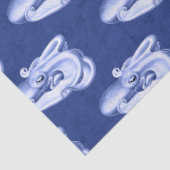 Design der roten und marinen Nautikserie 10 Seidenpapier (Ausschnitt)