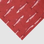 Design der roten und marinen Nautikserie 3 Seidenpapier (Ausschnitt)