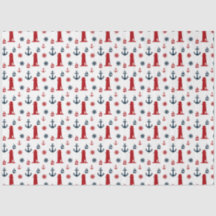 Design der roten und marinen nautischen Serie 12